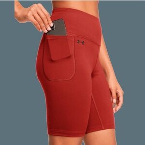 Under Armour High Rise Women's Brick Red Bike Shorts